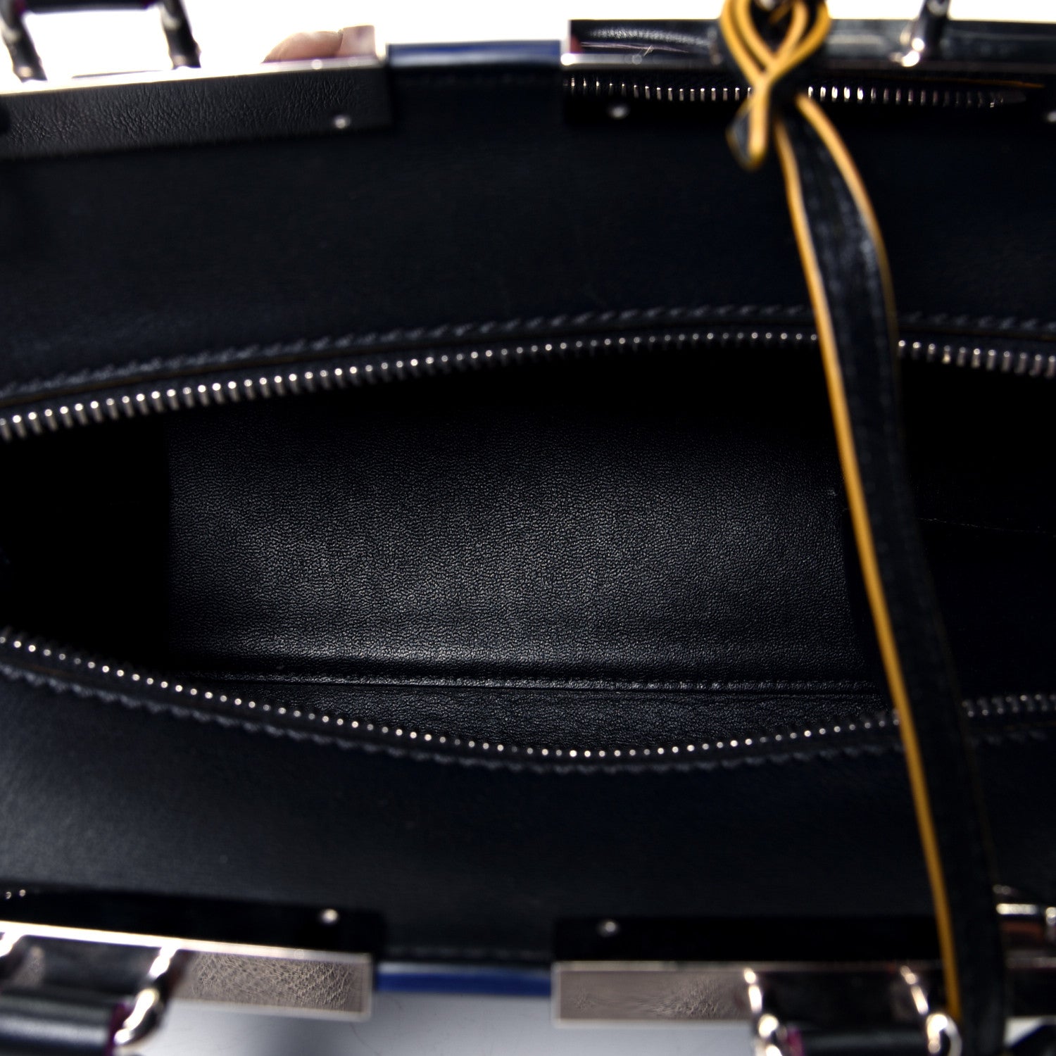 Fendi Vitello Dolce Mini 3Jours Tote Black 4 of 4