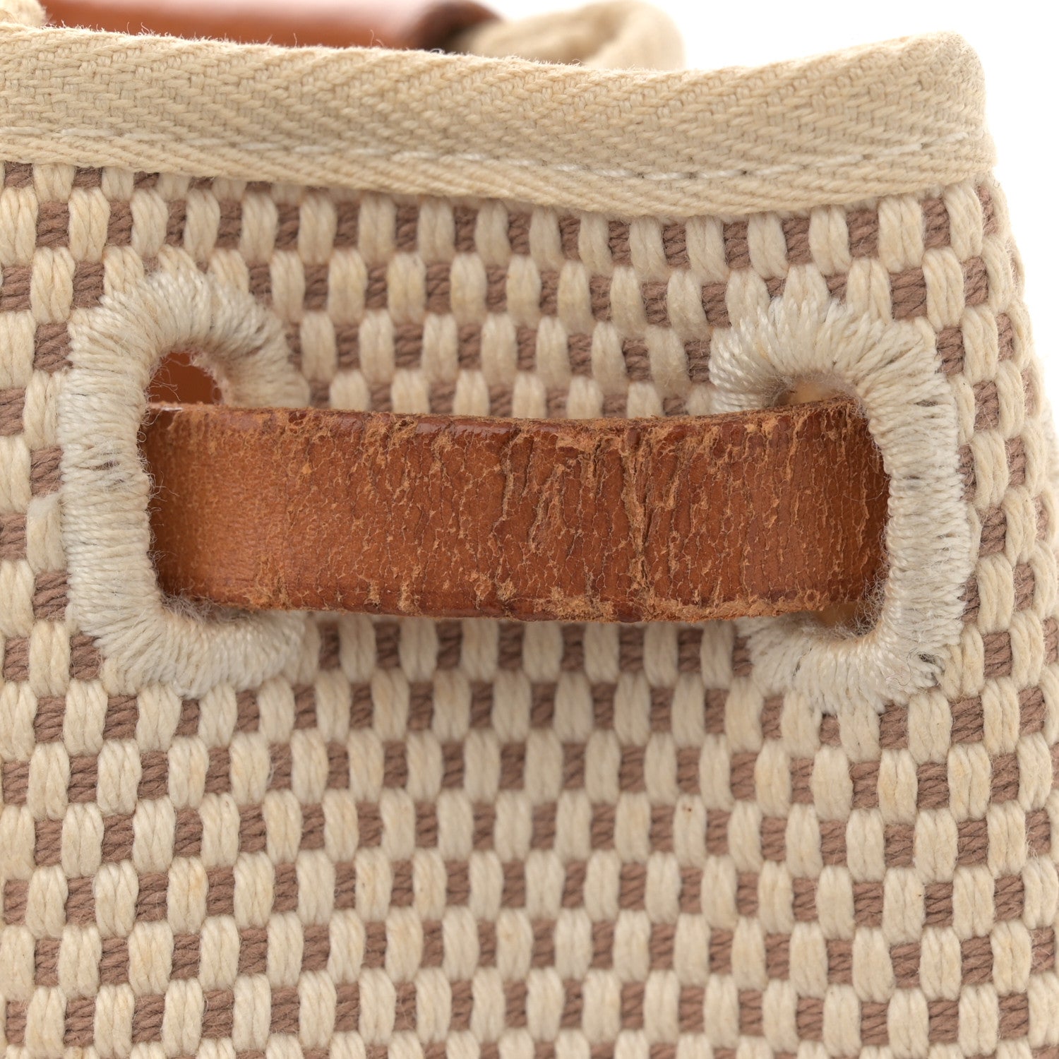 Hermes Toile Vache Hunter Herbag Cabas PM Natural 15 of 16