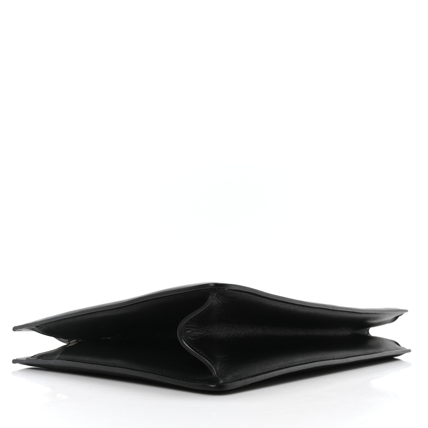 Celine Patina Box Calfskin Medium Clasp Bag Black 4 of 10