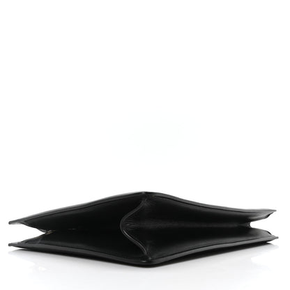 Celine Patina Box Calfskin Medium Clasp Bag Black 4 of 10