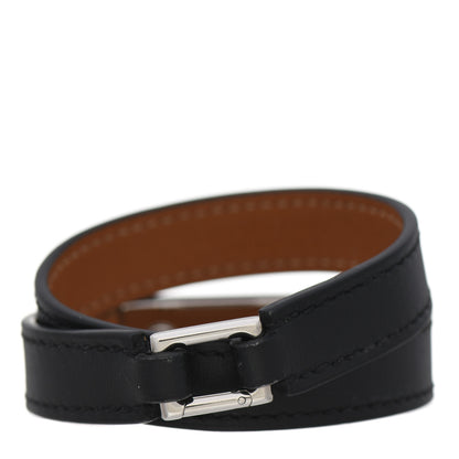 Hermes Swift Rivale Double Tour Bracelet XS Black 3 of 7