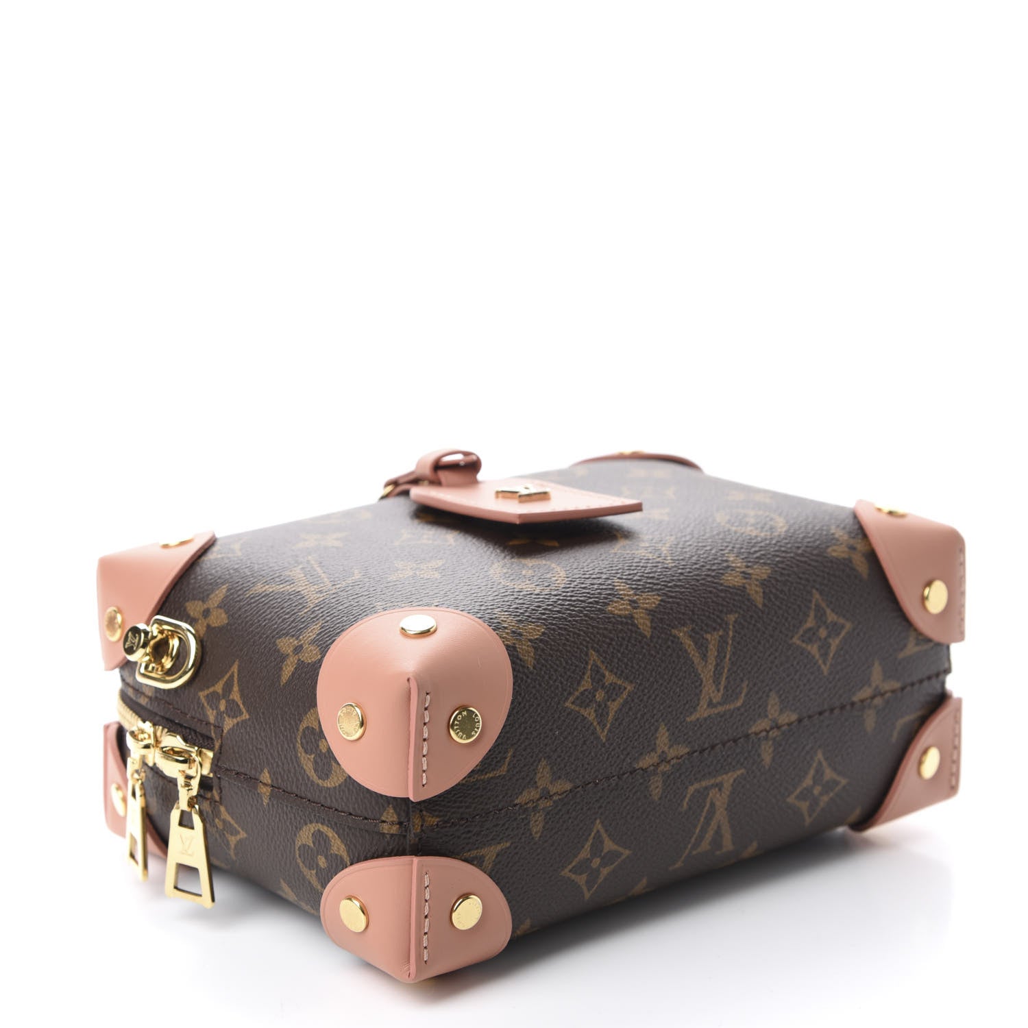 Louis Vuitton Monogram Petite Malle Souple Peach 5 of 11