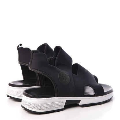 Hermes Neoprene Mens Sandals 43 Black 4 of 8