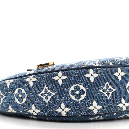 Louis Vuitton Monogram Jacquard Denim Loop Bleu 8 of 9