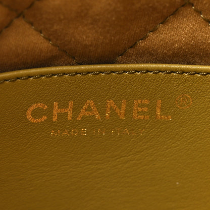 Chanel Shiny Calfskin Quilted Mini Chanel 22 Green 6 of 12