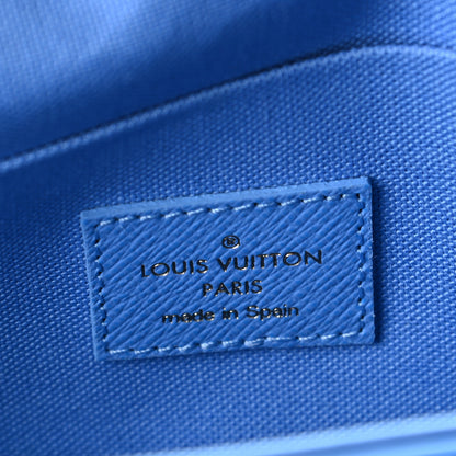 Louis Vuitton Monogram 2021 Christmas Animation China Wall Pochette Felicie Chain Wallet Blue 10 of 10