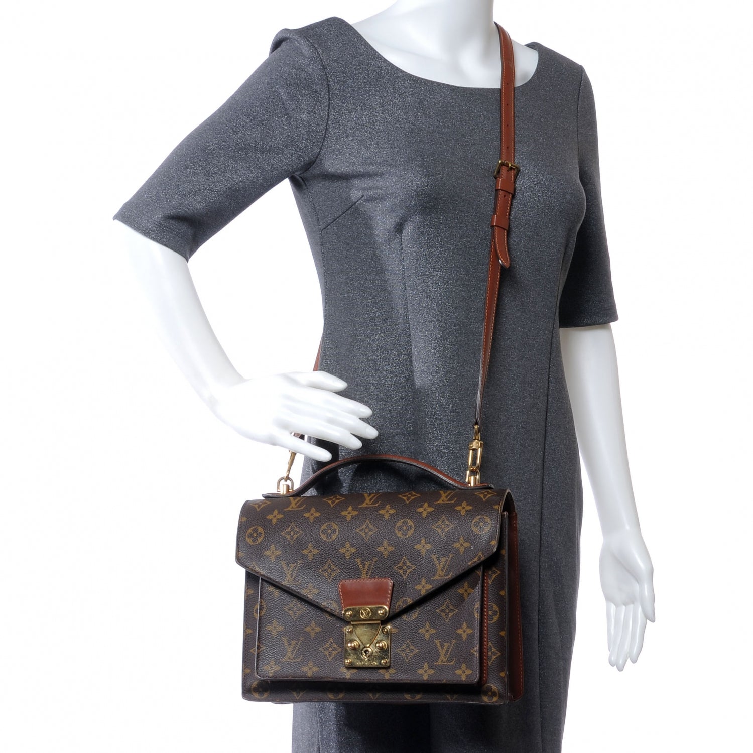 Louis Vuitton Monogram Monceau 26 2 of 7