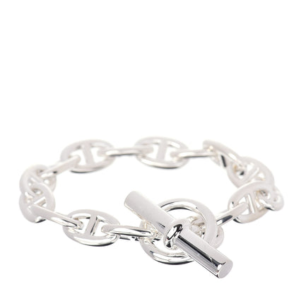 Hermes Sterling Silver MM Chaine d'Ancre Bracelet 1 of 4