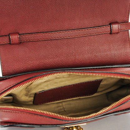 Chloe Calfskin Mini Elsie Crossbody Bag Chocolate 5 of 7