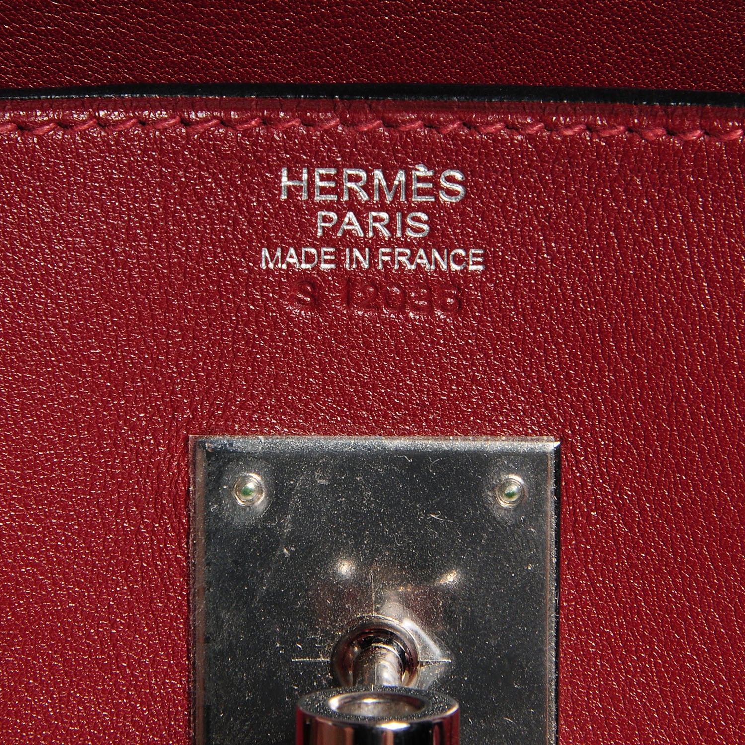 Hermes Toile Swift Birkin 30 Rouge H 2 of 24