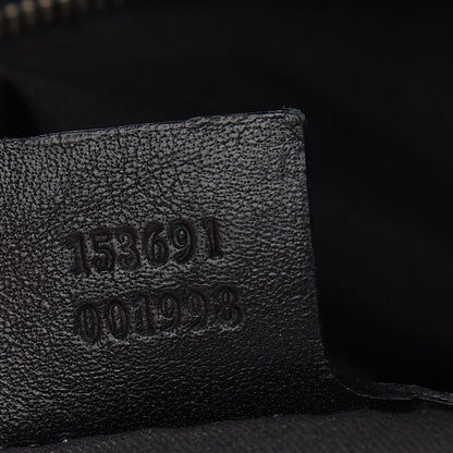 Gucci Monogram Web Pelham Studded Shoulder Bag Black 7 of 11