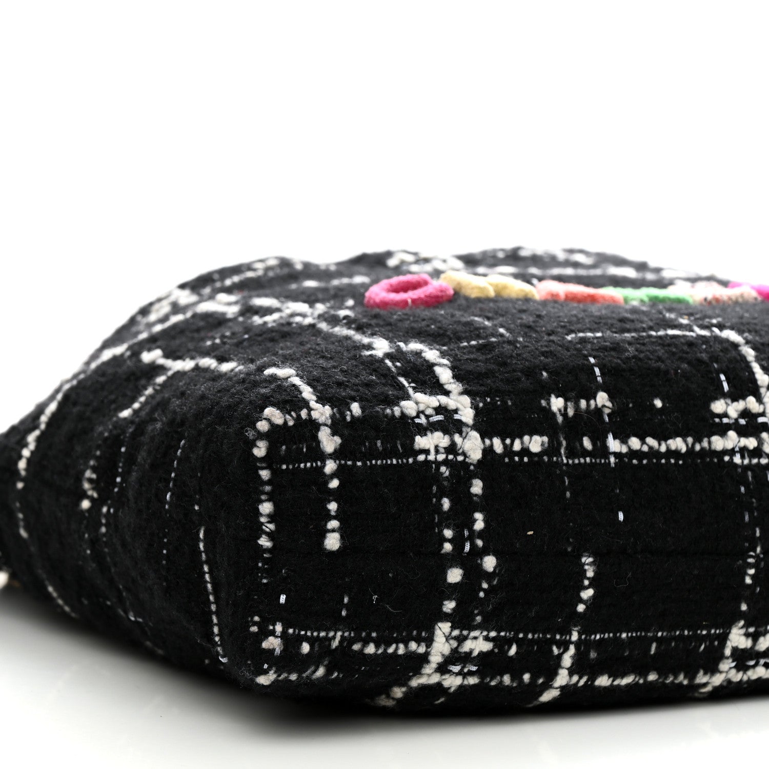 Chanel Wool Tweed Quilted Chanel 22 Black Multicolor 10 of 11
