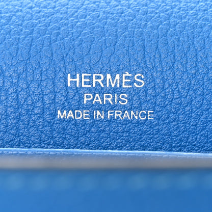 Hermes Evercolor Mini Sac Roulis Bleu Hydra 6 of 13