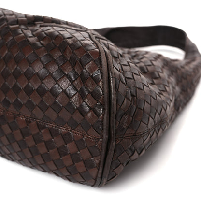 Bottega Veneta Nappa Intrecciato Ball Hobo Ebano Black 7 of 12