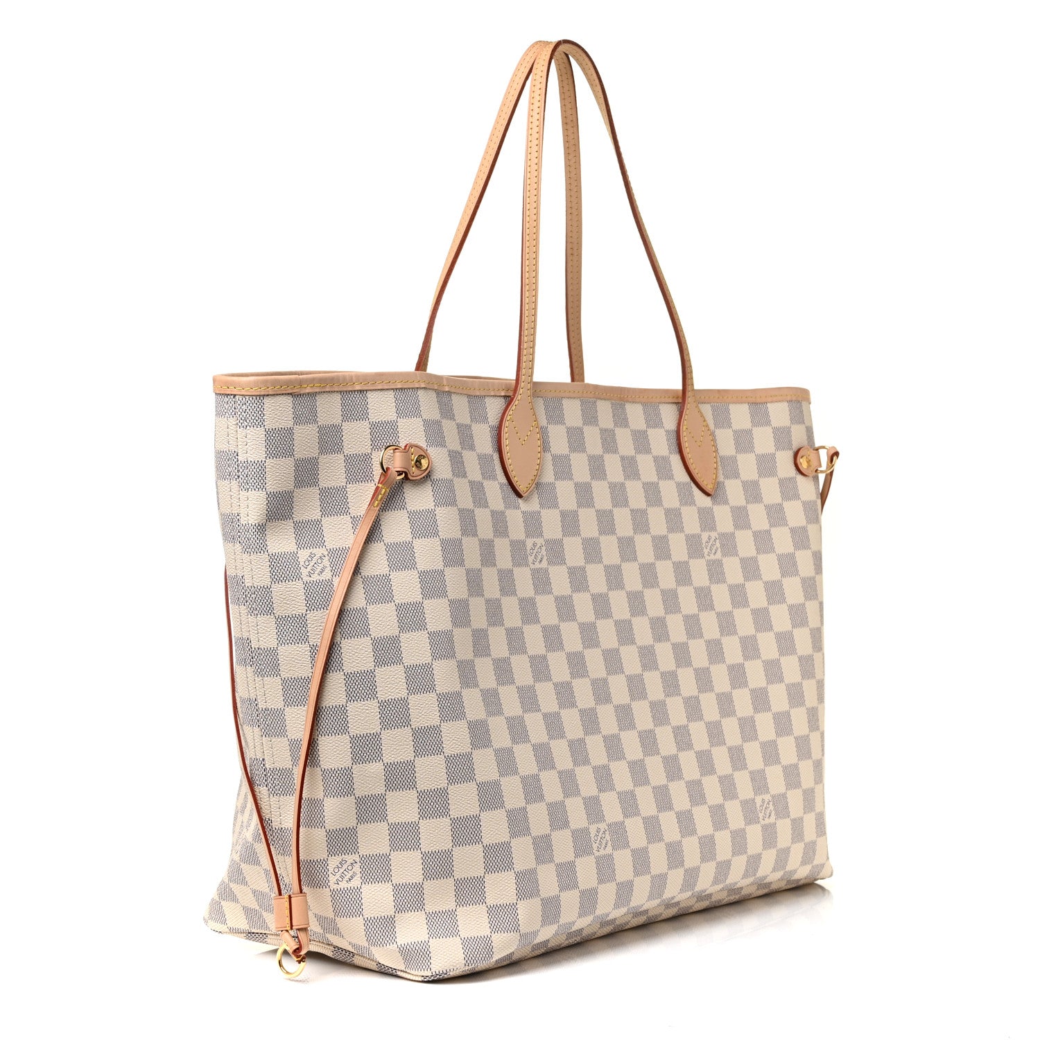Louis Vuitton Damier Azur Neo Neverfull GM Rose Ballerine 3 of 11