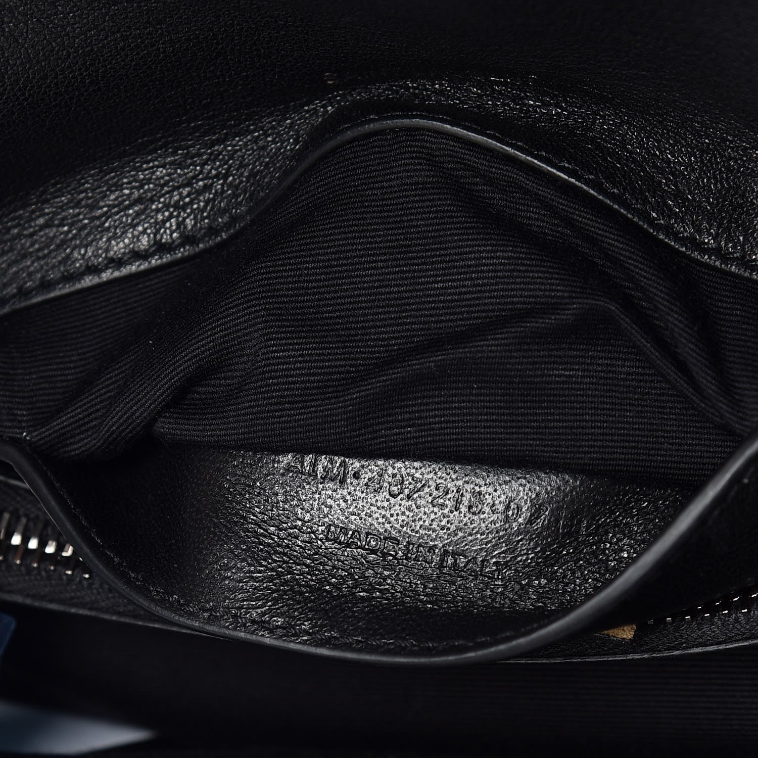 Saint Laurent Sheepskin Matelasse Chevron Monogram Medium College Bag Black 13 of 16