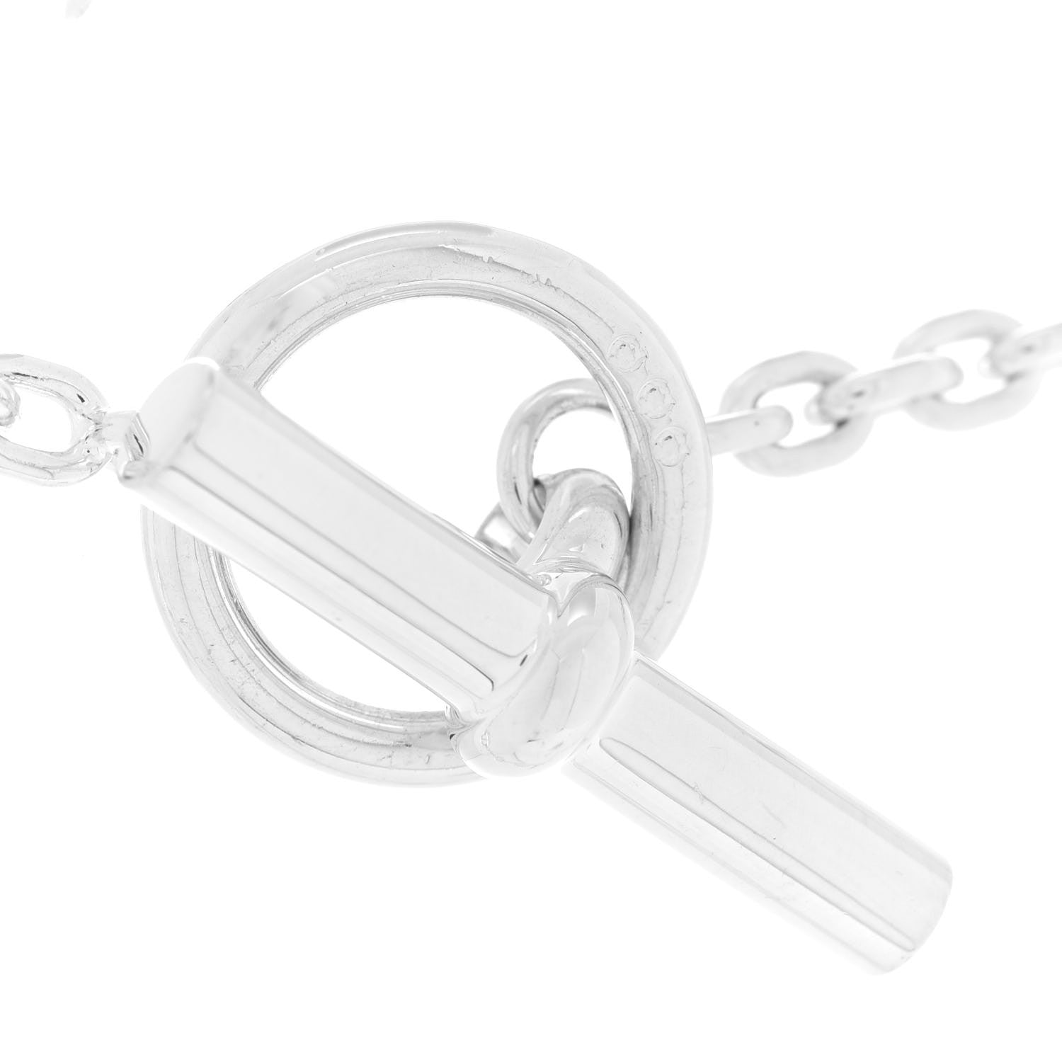 Hermes Sterling Silver Farandole Necklace 160 4 of 6
