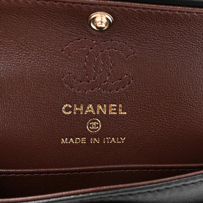 Chanel Lambskin Quilted Mini Flap Bag Charm With Hook Black 6 of 10