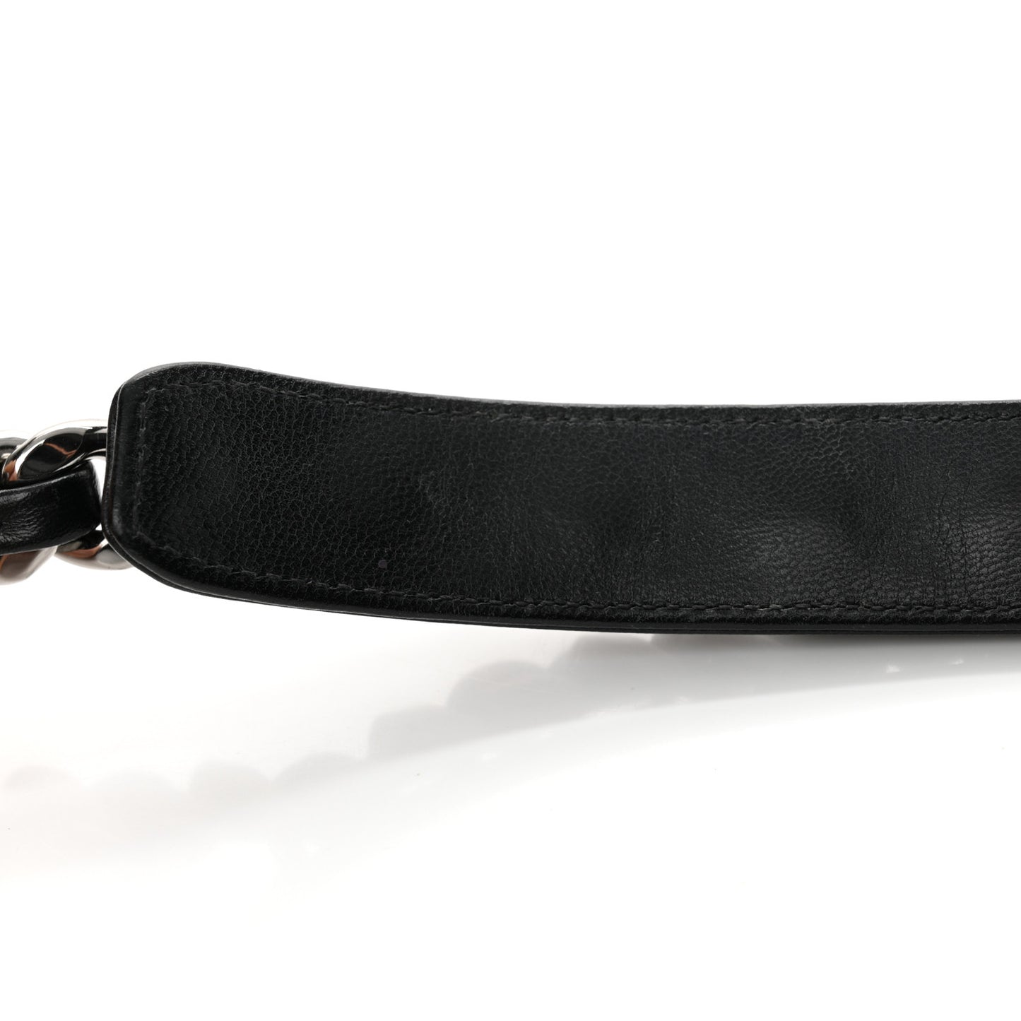 Shiny Goatskin Quilted Large Chanel 19 Flap Black
