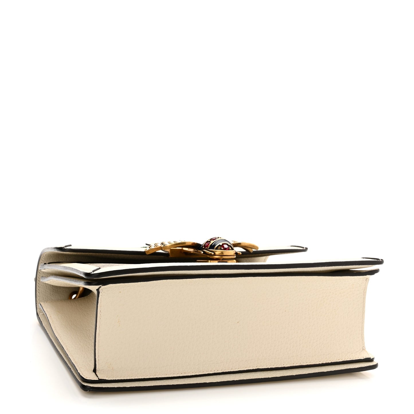 GG Supreme Monogram Small Queen Margaret Top Handle Bag White