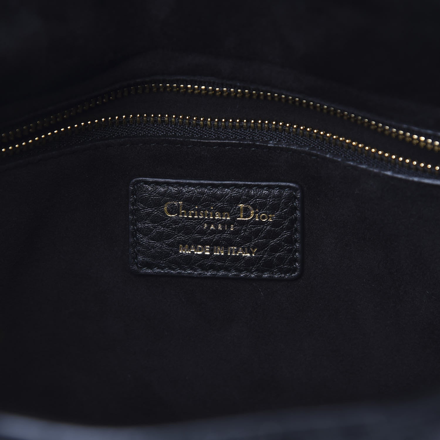 Christian Dior Grained Calfskin Cannage Medium Supple Lady Dior Black 6 of 13