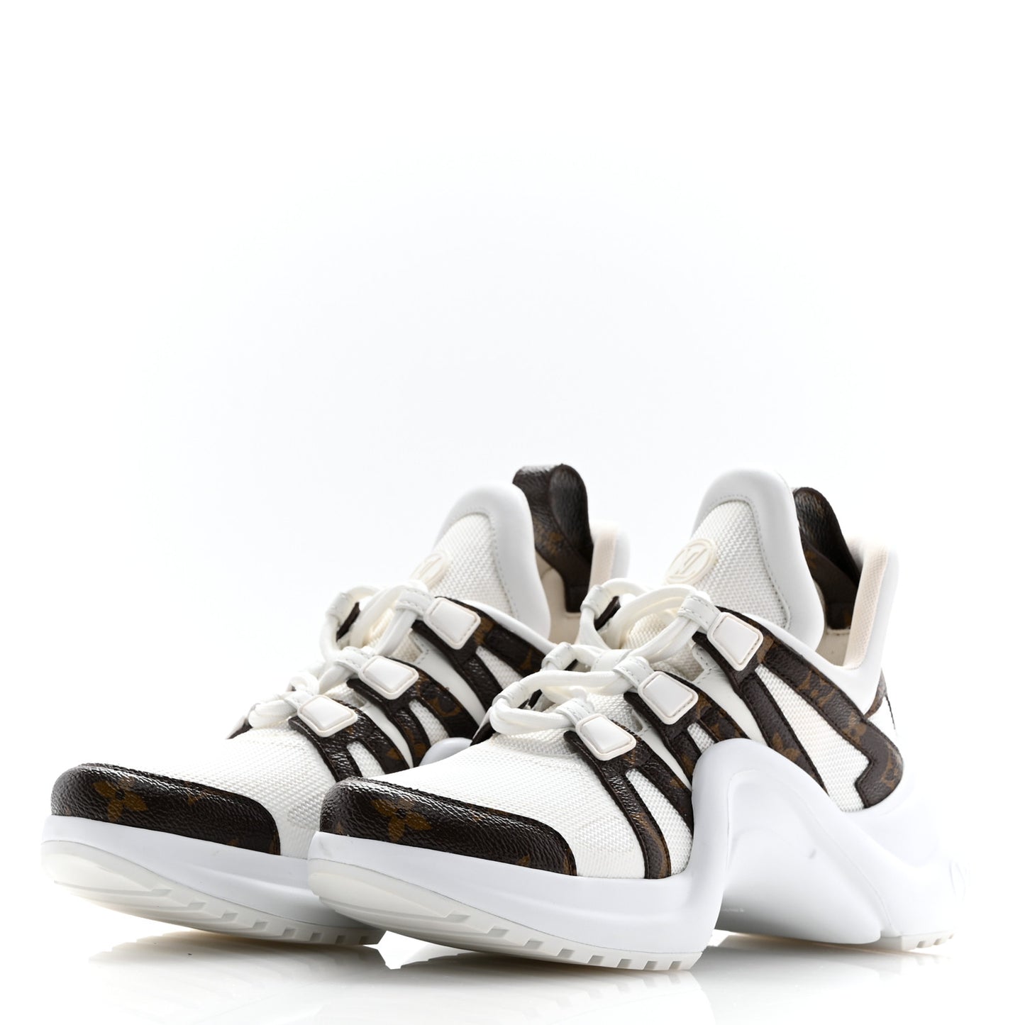 Patent Monogram LV Archlight Sneakers 37 White