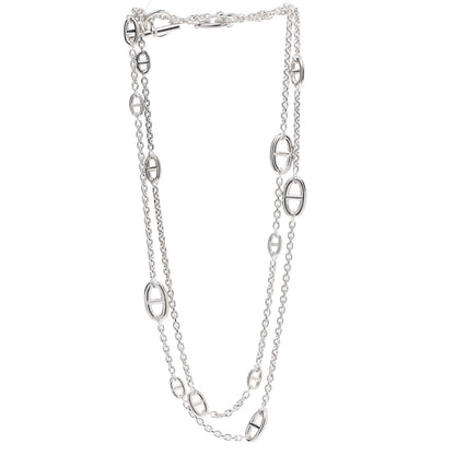 Hermes Sterling Silver Farandole Necklace 120 3 of 5
