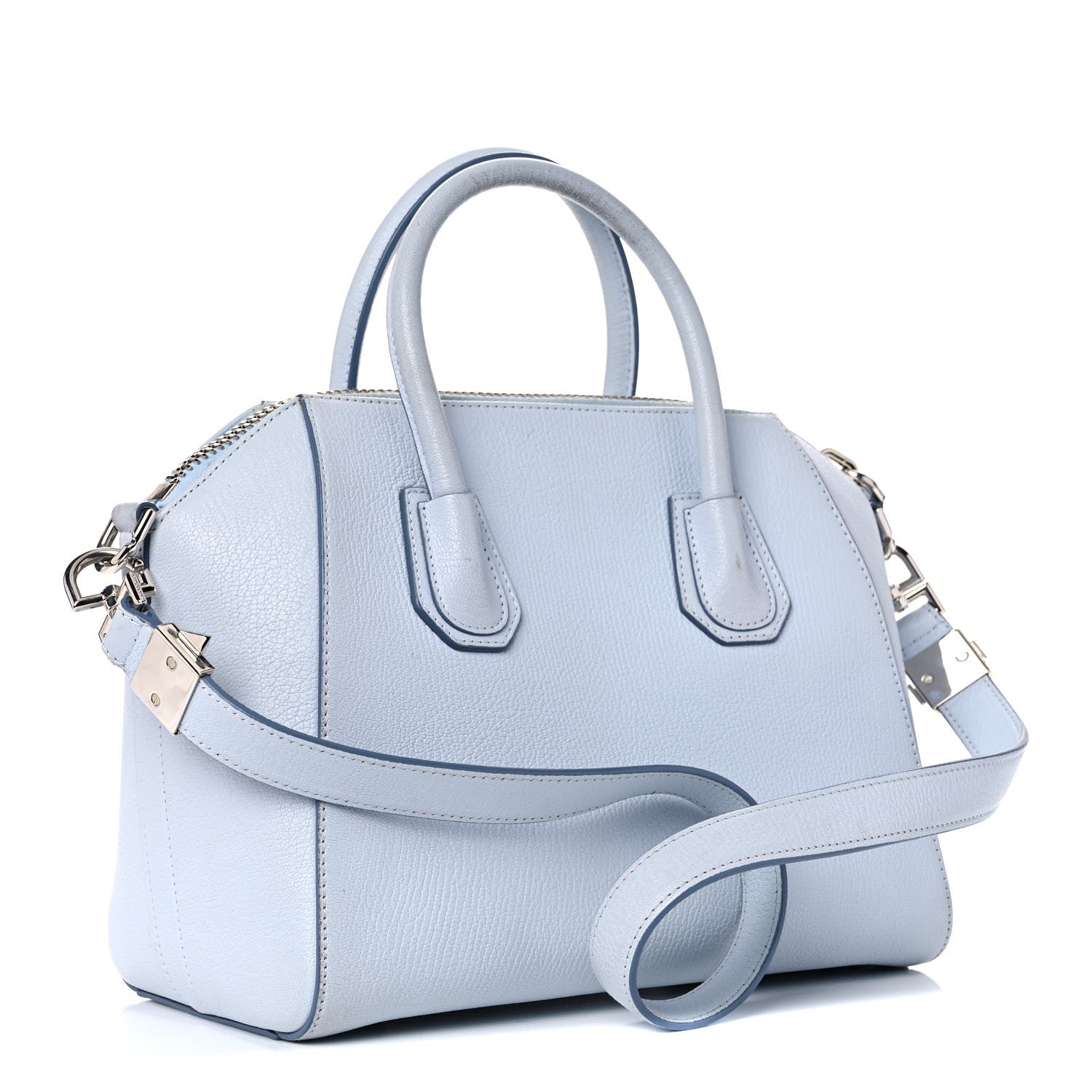 Givenchy Sugar Goatskin Small Antigona Pale Blue 2 of 20