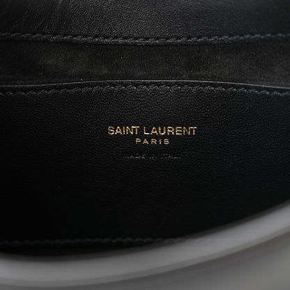 Saint Laurent Smooth Calfskin Le 5 A 7 Mini Hobo Black 6 of 13
