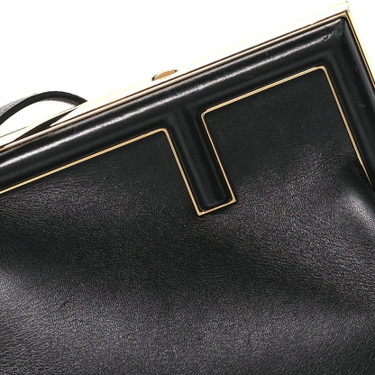 Fendi Shiny Nappa Small Fendi First Black 7 of 9