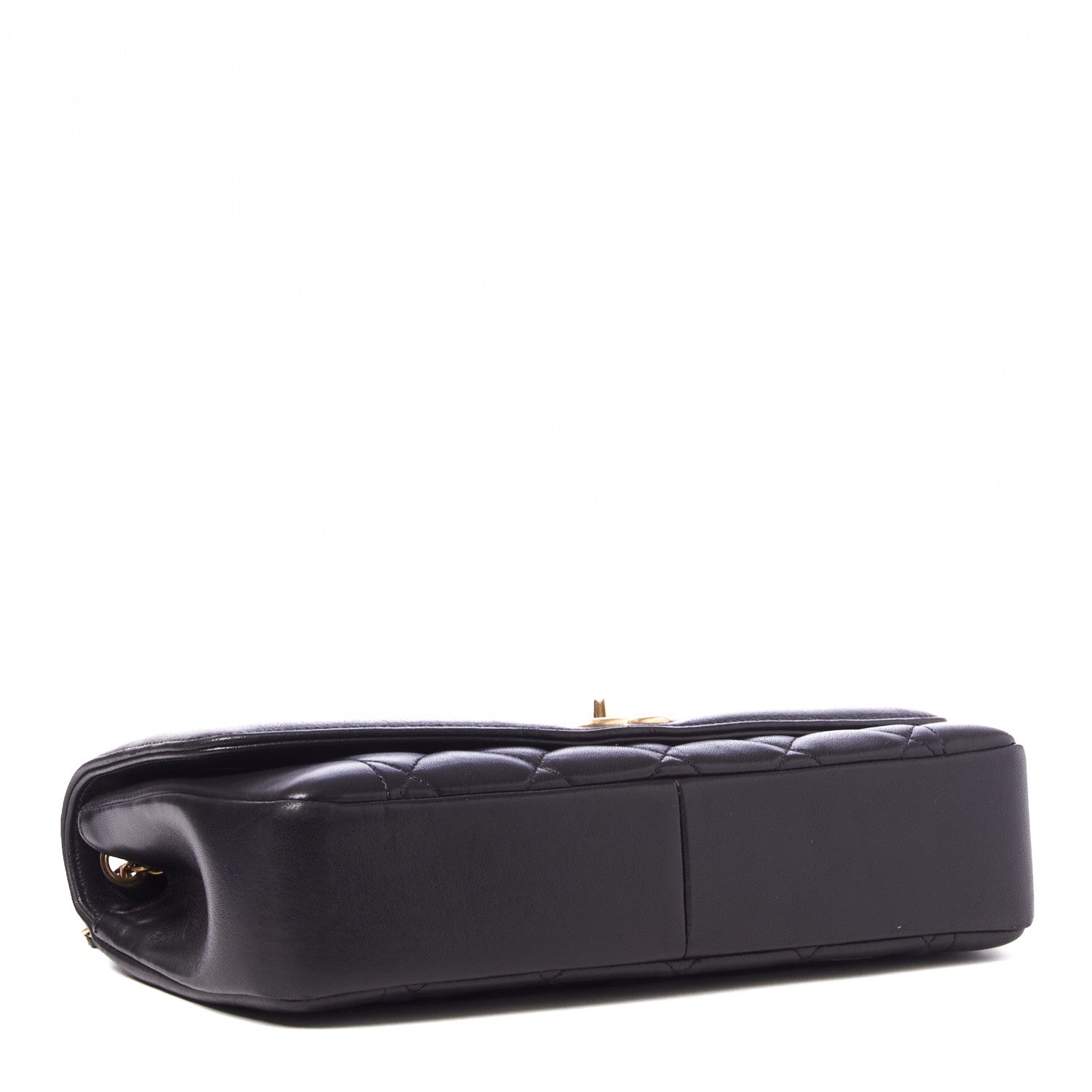 Chanel Lambskin Quilted Medium Single Flap Black 3 of 9