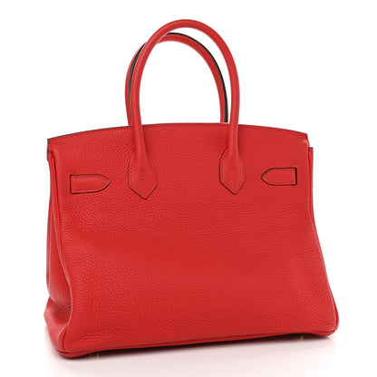 Hermes Togo Birkin 30 Rouge Casaque 3 of 12