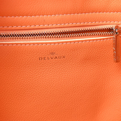 Delvaux Grained Calfskin Mini So Cool Satchel Abricot 6 of 9