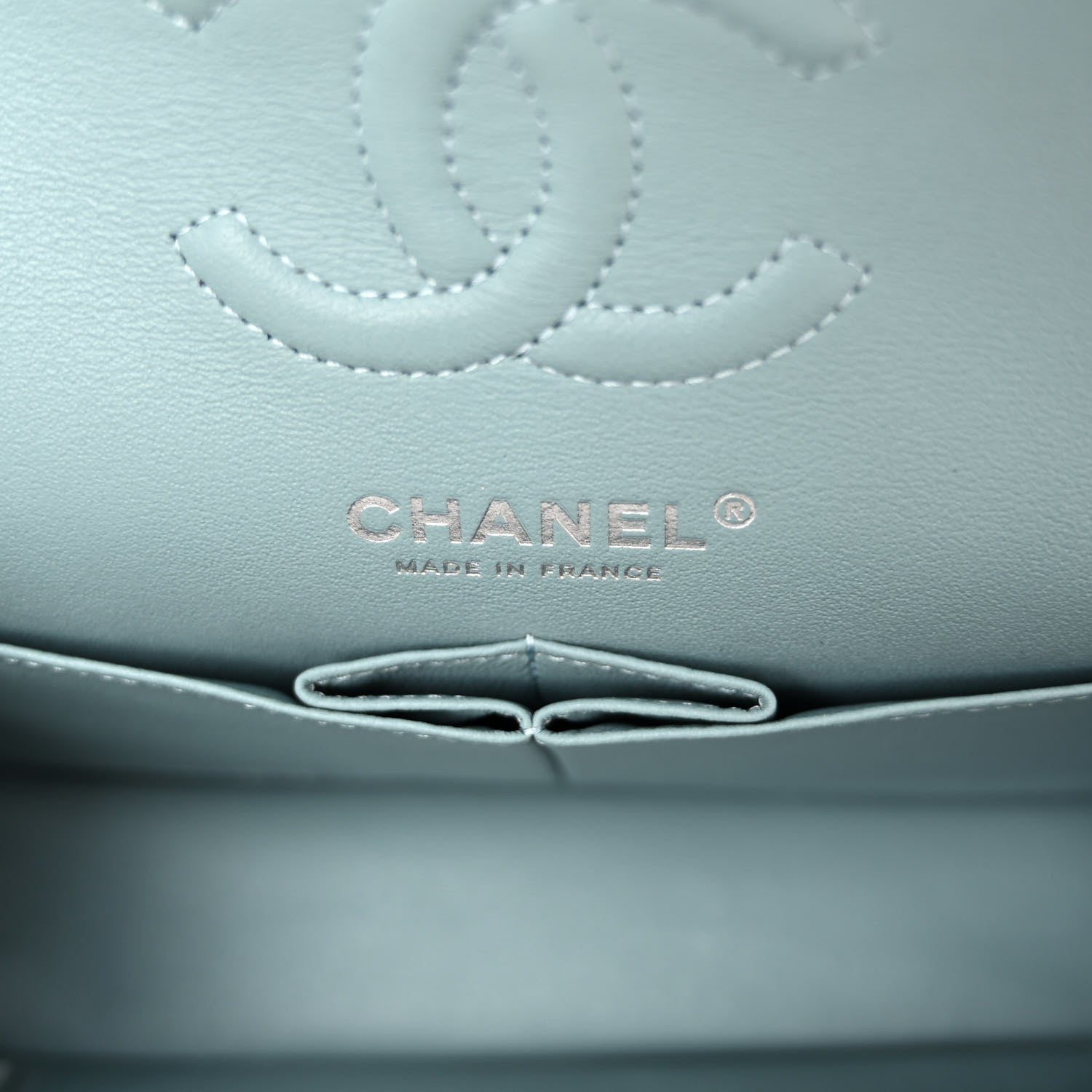 Chanel Caviar Quilted Small Double Flap Blue 6 of 10