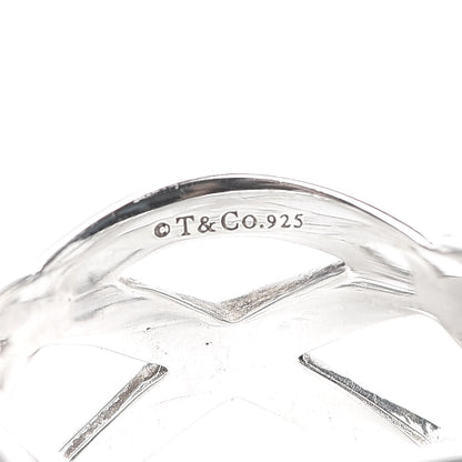 Tiffany Sterling Silver Weave Ring 52 6 4 of 4
