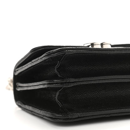 Chanel Caviar Quilted Pick Me Up Clutch With Chain Black 5 of 13