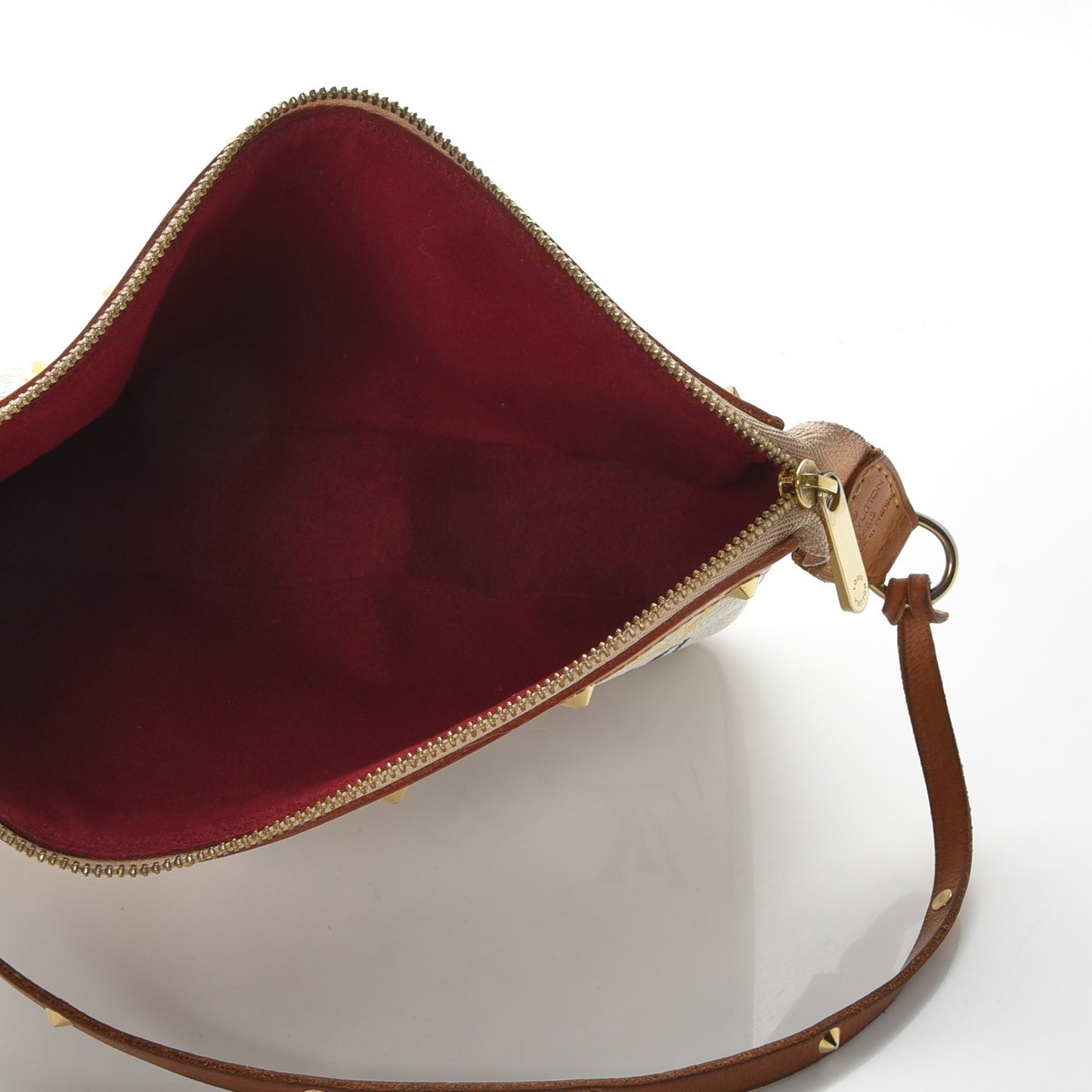 Monogram Multicolor Pochette Accessories White