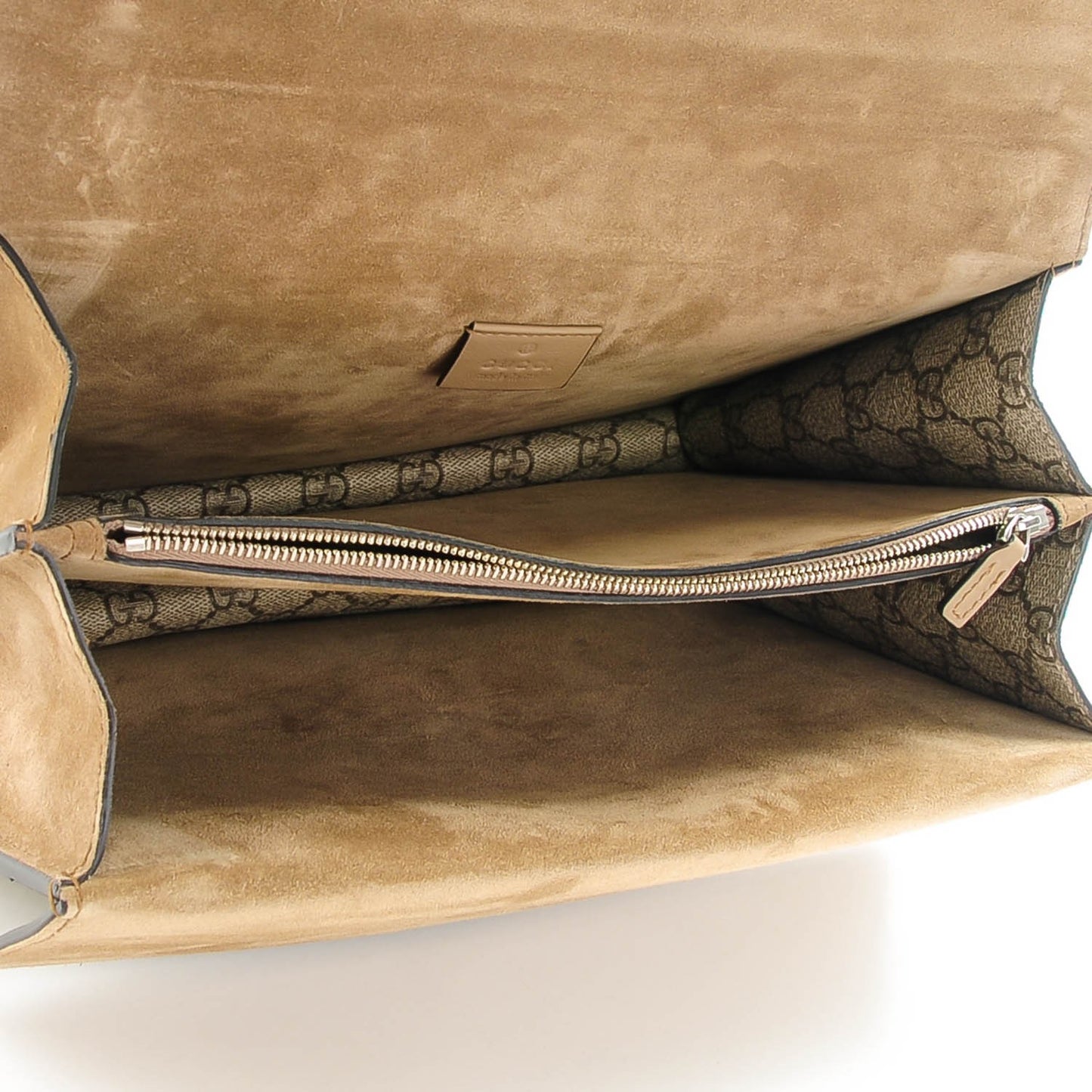 GG Supreme Monogram Medium Dionysus Shoulder Bag Taupe