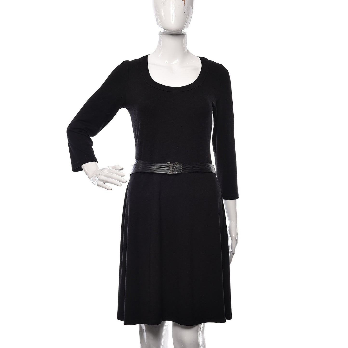Epi 30mm LV Initiales Belt 85 34 Black