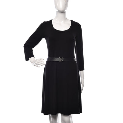 Louis Vuitton Epi 30mm LV Initiales Belt 85 34 Black 2 of 8