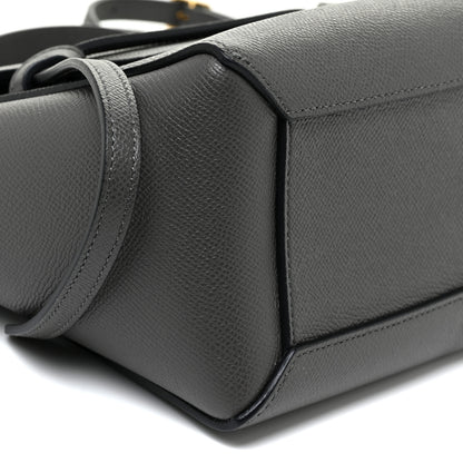 Celine Baby Grained Calfskin Micro Belt Bag Grey 9 of 12