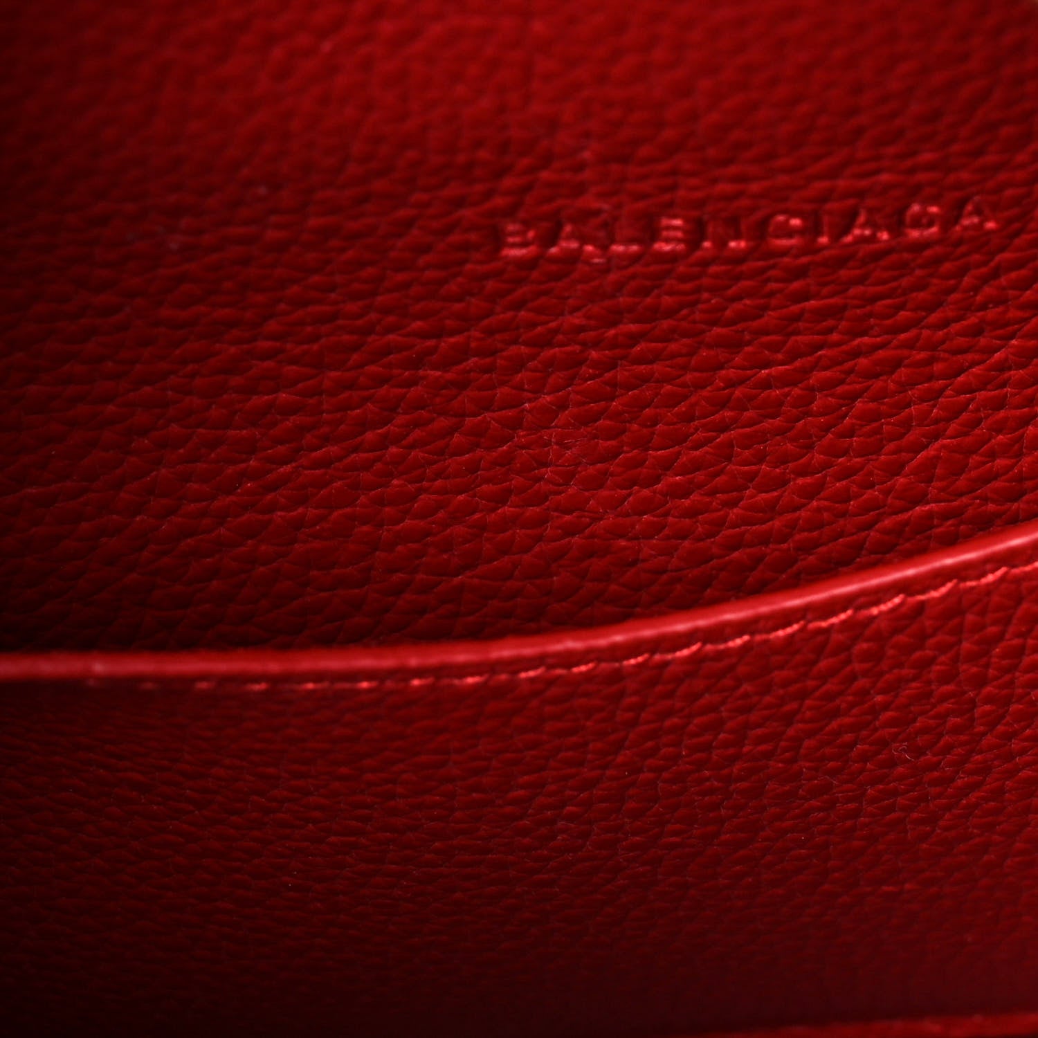 Balenciaga Grained Calfskin Neo Classic Gold Hardware S City Medium Red 13 of 15