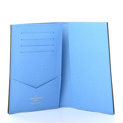 Louis Vuitton Monogram 2021 Christmas Animation China Passport Cover Myosotis Blue 5 of 6
