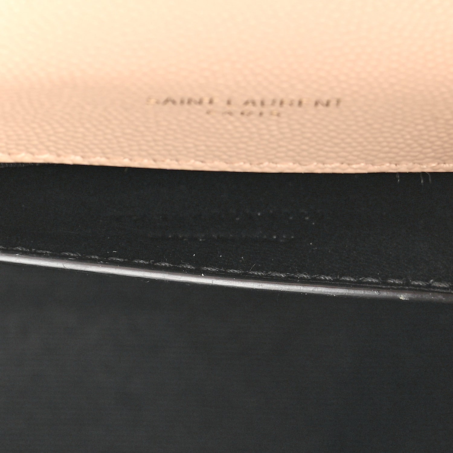 Saint Laurent Grain De Poudre Medium Monogram Kate Satchel Dark Beige 7 of 14