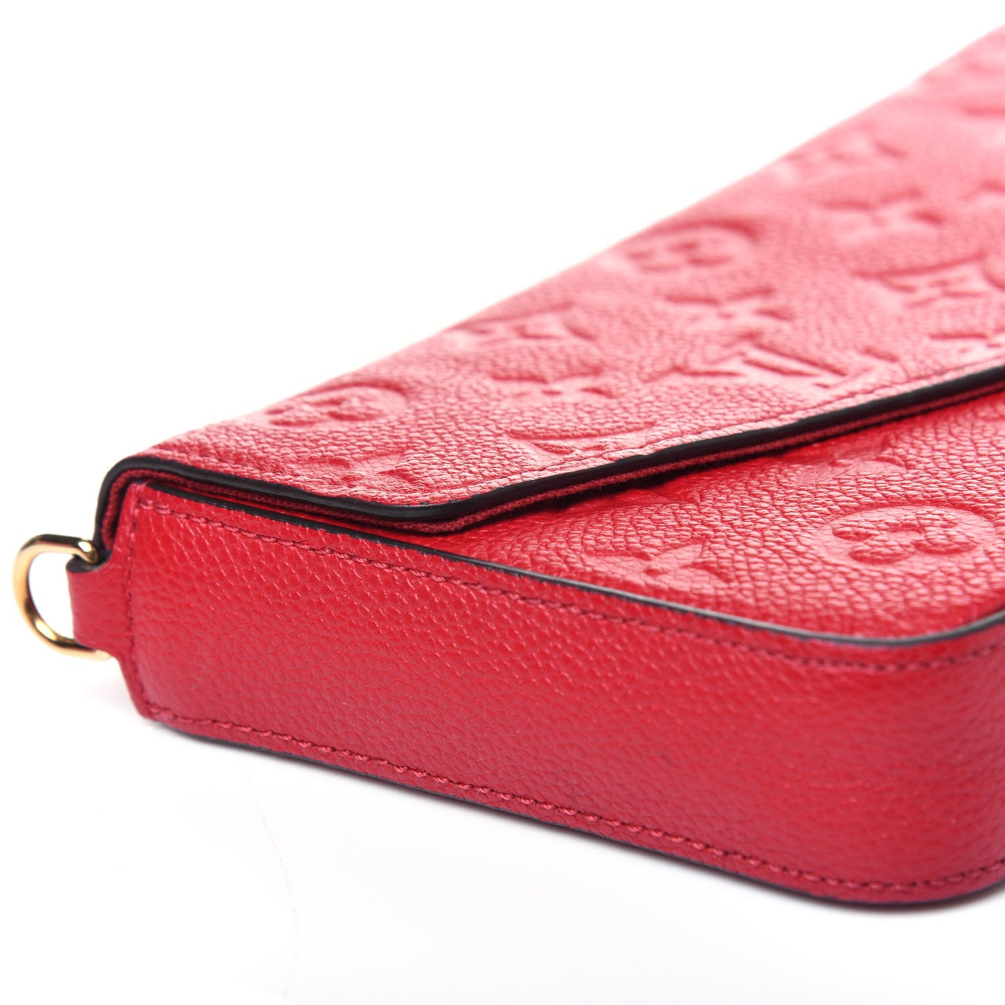 Empreinte Pochette Felicie Chain Wallet Scarlet