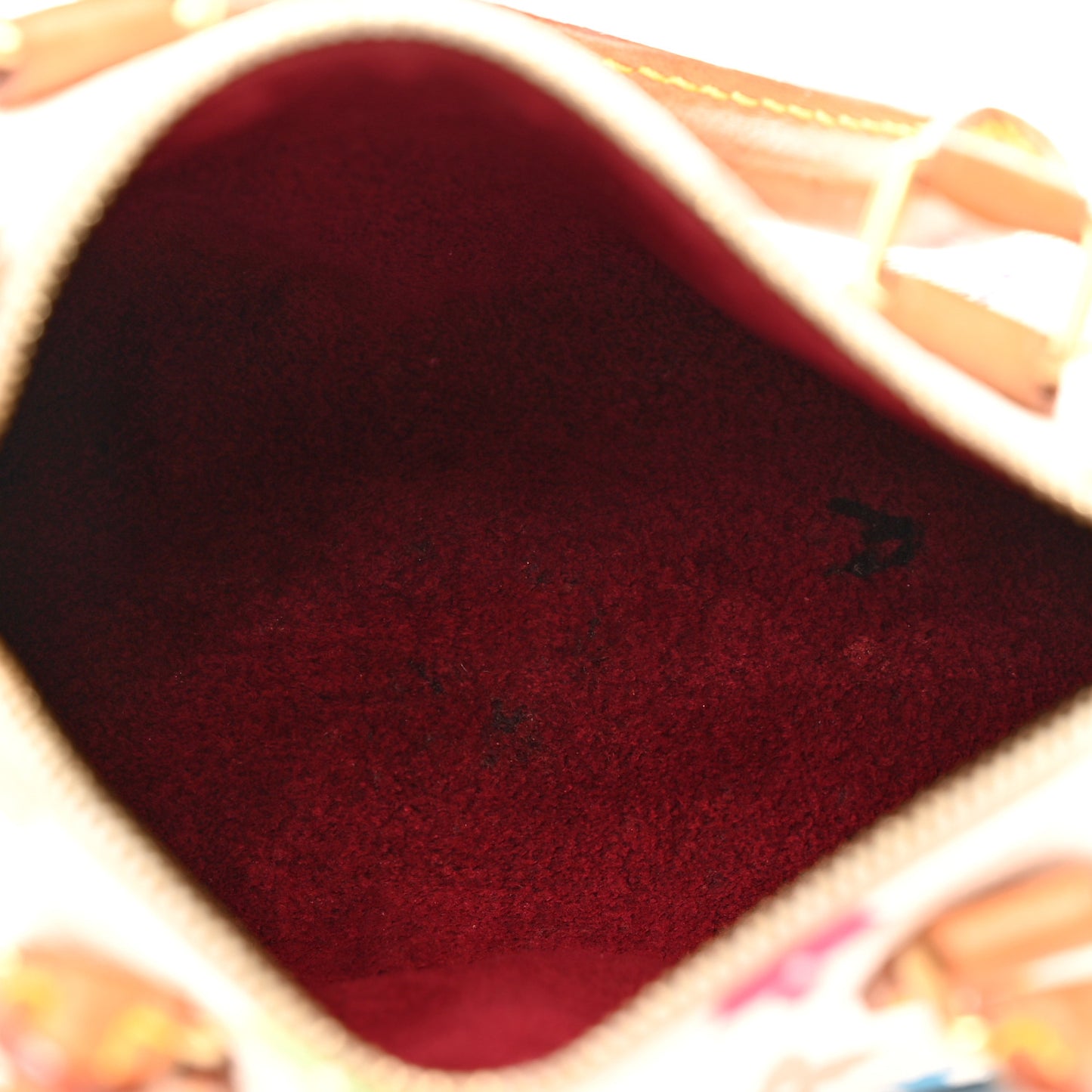 Monogram Multicolor Mini Sac HL Speedy White