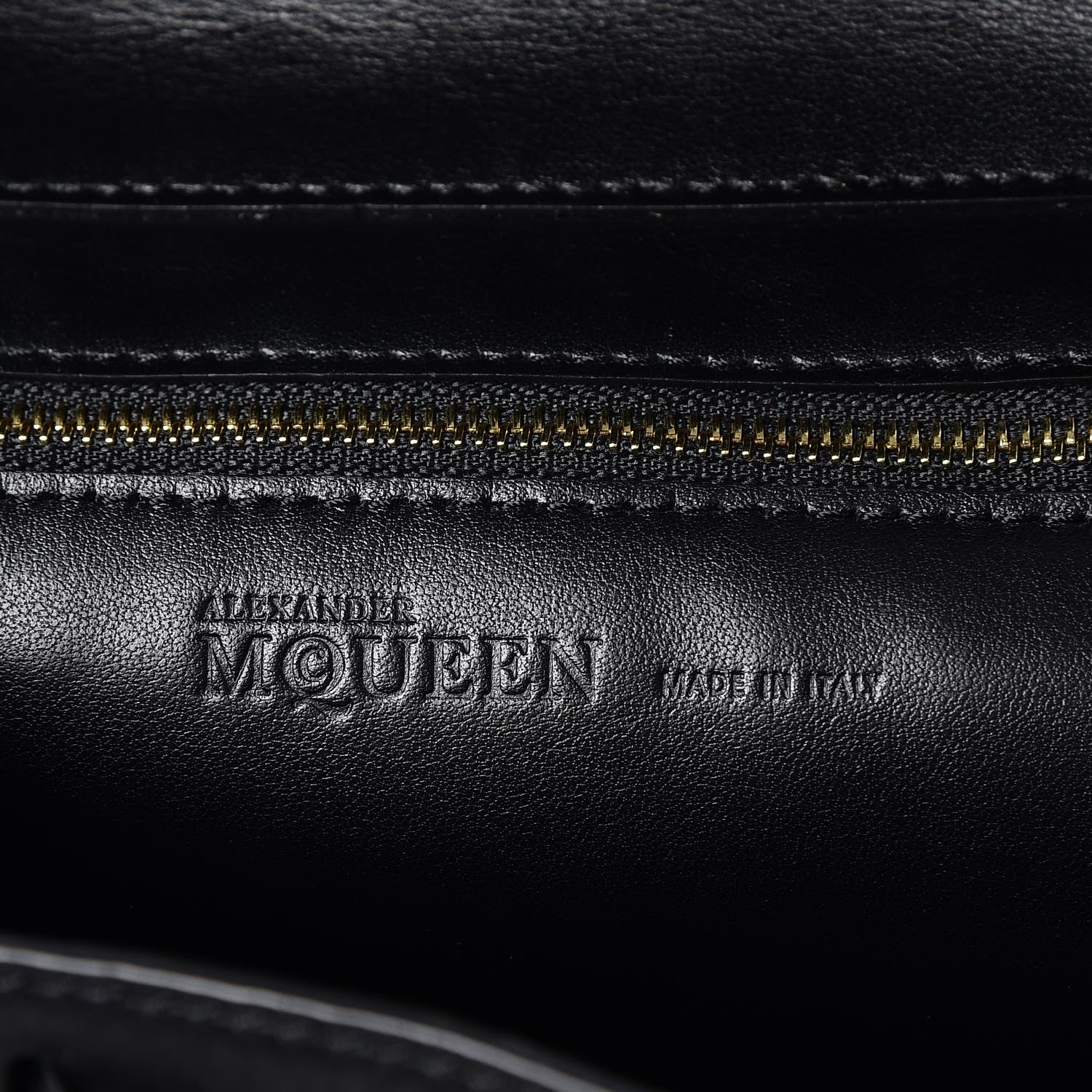 Alexander McQueen Calfskin Small Chain Strap Backpack Black 6 of 7