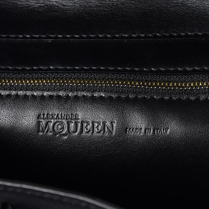Alexander McQueen Calfskin Small Chain Strap Backpack Black 6 of 7
