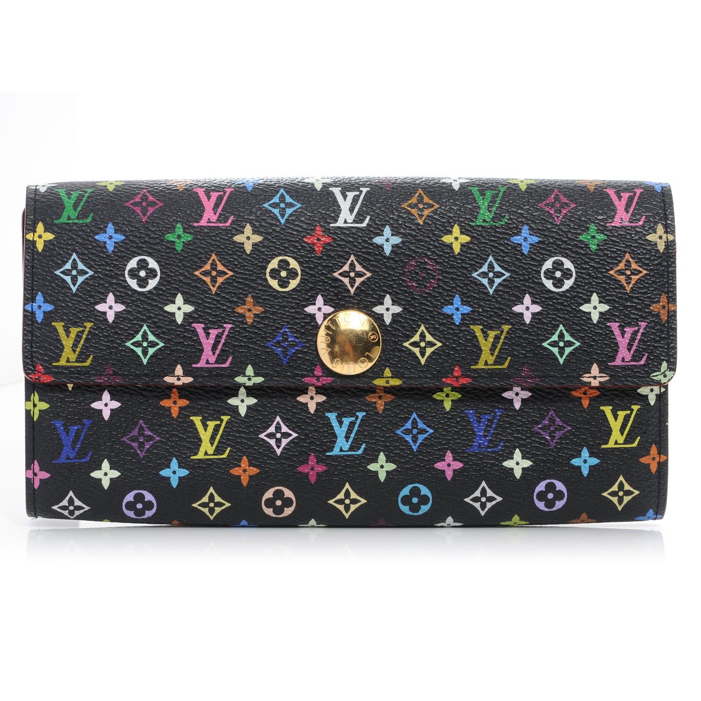 Monogram Multicolor Sarah Wallet Black