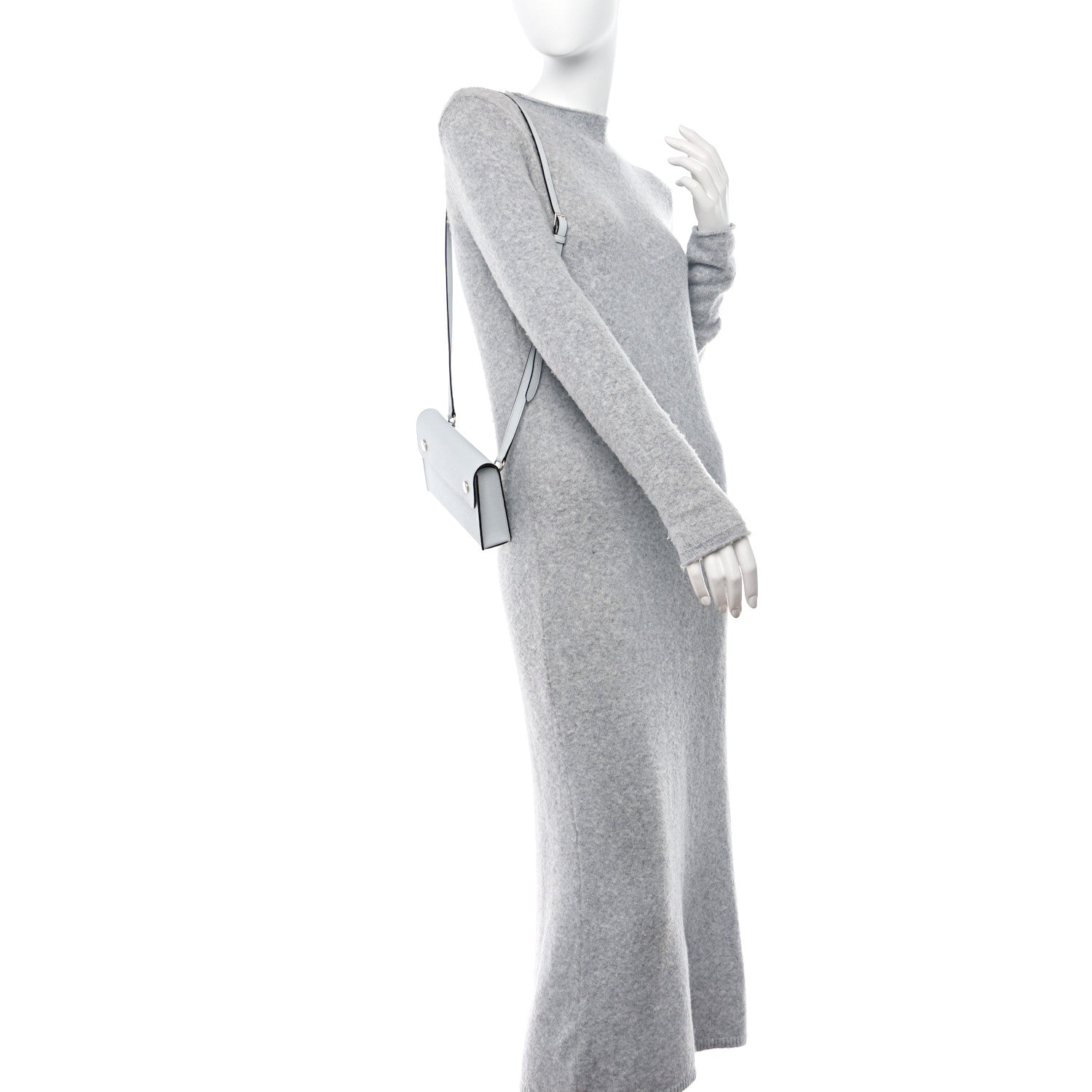 Hermes Epsom Hermesnap Wallet Bleu Brume 2 of 11